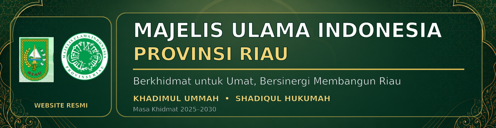 Website Resmi MUI Provinsi Riau Majelis Ulama Indonesia Provinsi Riau